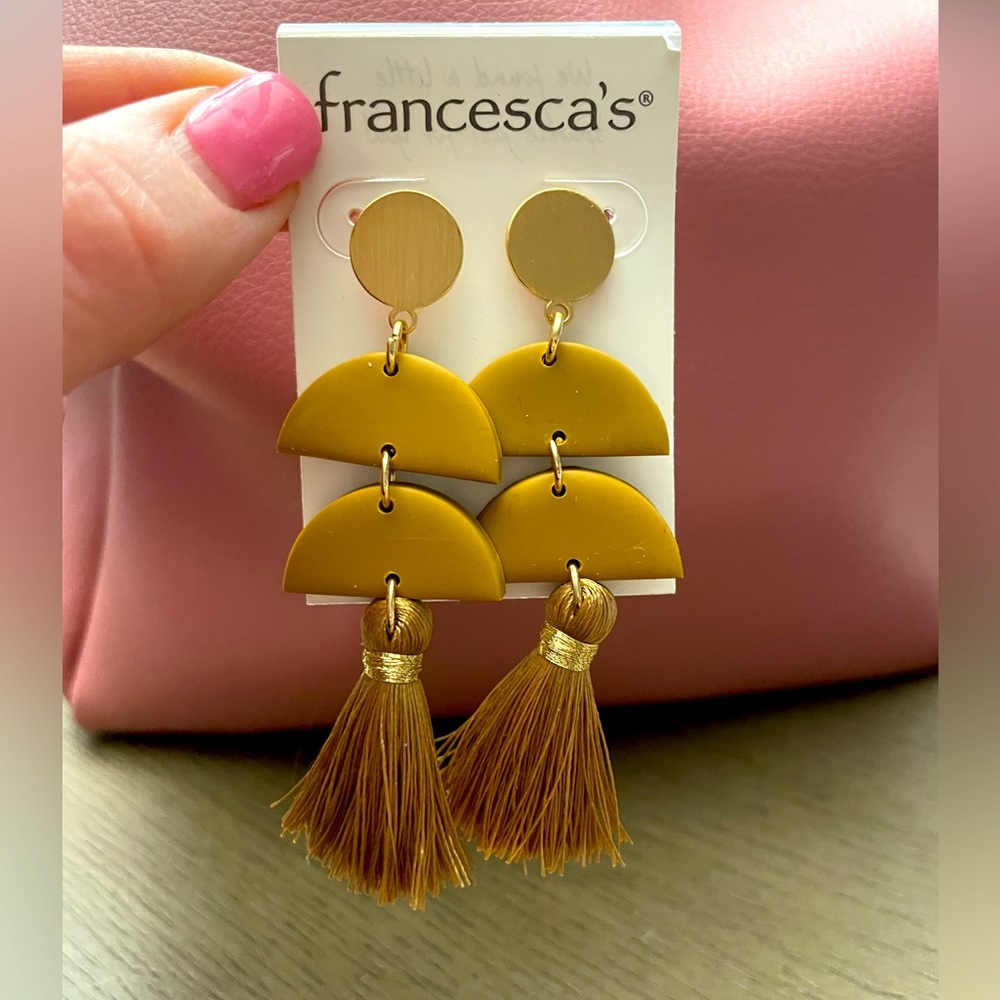Francesca’s Fringe Earrings